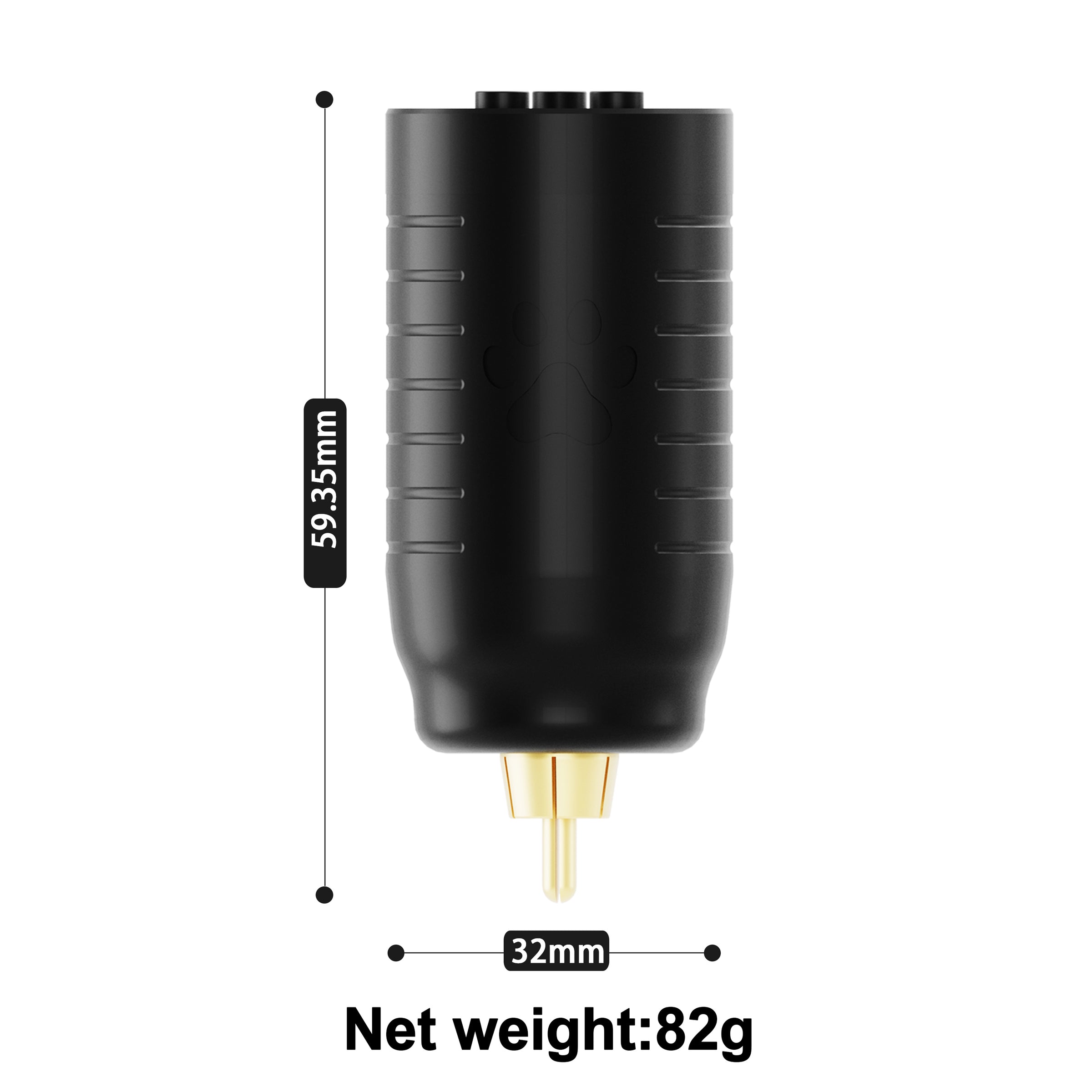 1800mAh OLED display fast charging tattoo RCA battery