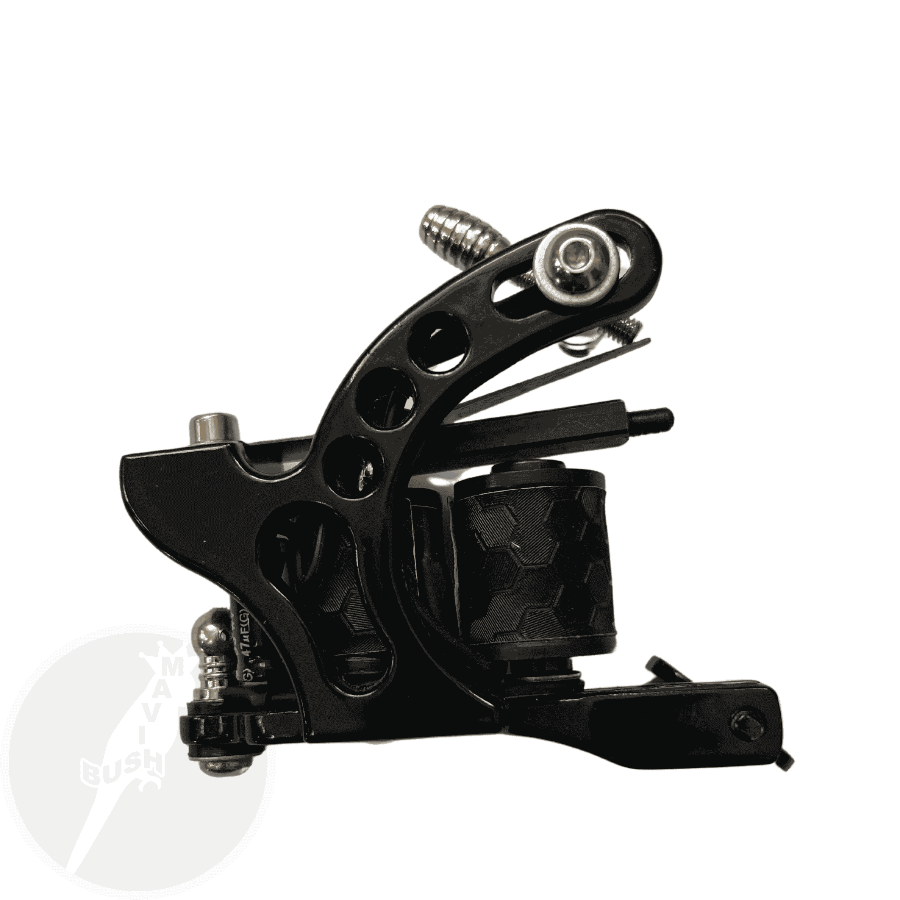 C Shape 10 coils Traditional Tattoo Machine - Mavis Bush Tattoo Supplies