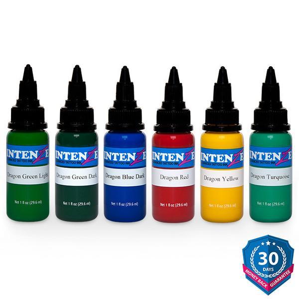 Intenze Dragon Set 1oz - Mavis Bush Tattoo Supplies