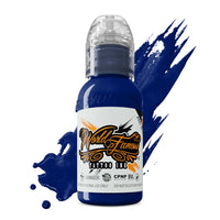 World Famous Primary #1 Nile River Blue Ink 1oz(30ml) - Mavis Bush Tattoo Supplies