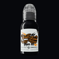 World Famous Primary #1 Pitch Black 1oz(30ml) - Mavis Bush Tattoo Supplies