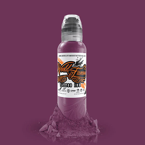 World Famous Blackberry Ink 1oz -Mavis Bush Tattoo Supplies