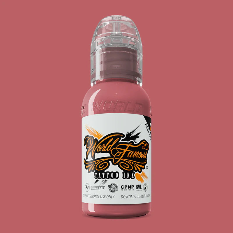 World Famous Prince Albert Pink Ink 1oz- Mavis Bush Tattoo Supplies