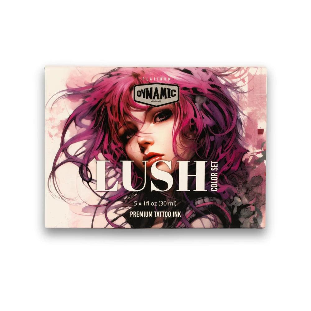 Dynamic Lush 5 Bottle Color Set 1oz - Mavis Bush Tattoo Supplies