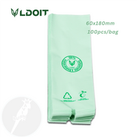 Eco- Friendly Pen Machine and Grip bags 60x180mm 100pcs/box - Mavis Bush Tattoo Supplies