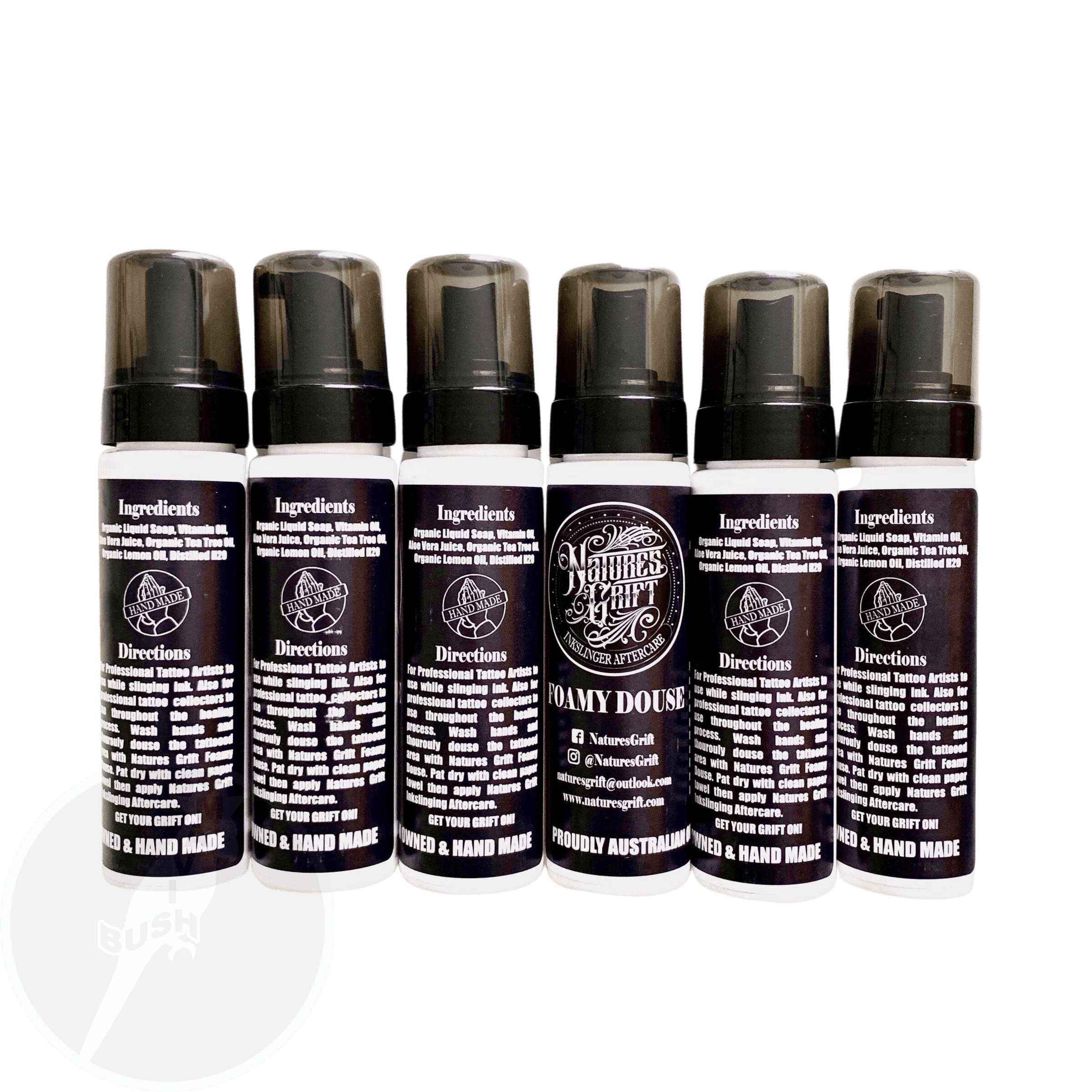 Natures Grift Foamy Douse - Mavis Bush Tattoo Supplies