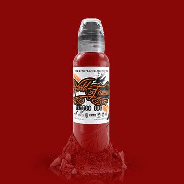 World Famous - Master Mike Red 1oz(30ml) - Mavis Bush Tattoo Supplies