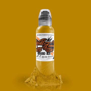 World Famous - Valhalla Portrait Asgard Gold 1oz(30ml) - Mavis Bush Tattoo Supplies