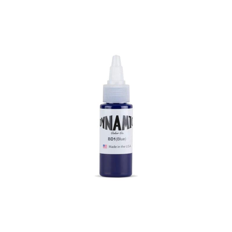 Dynamic Blue Tattoo Ink 1oz (30ml) - Mavis Bush Tattoo Supplies