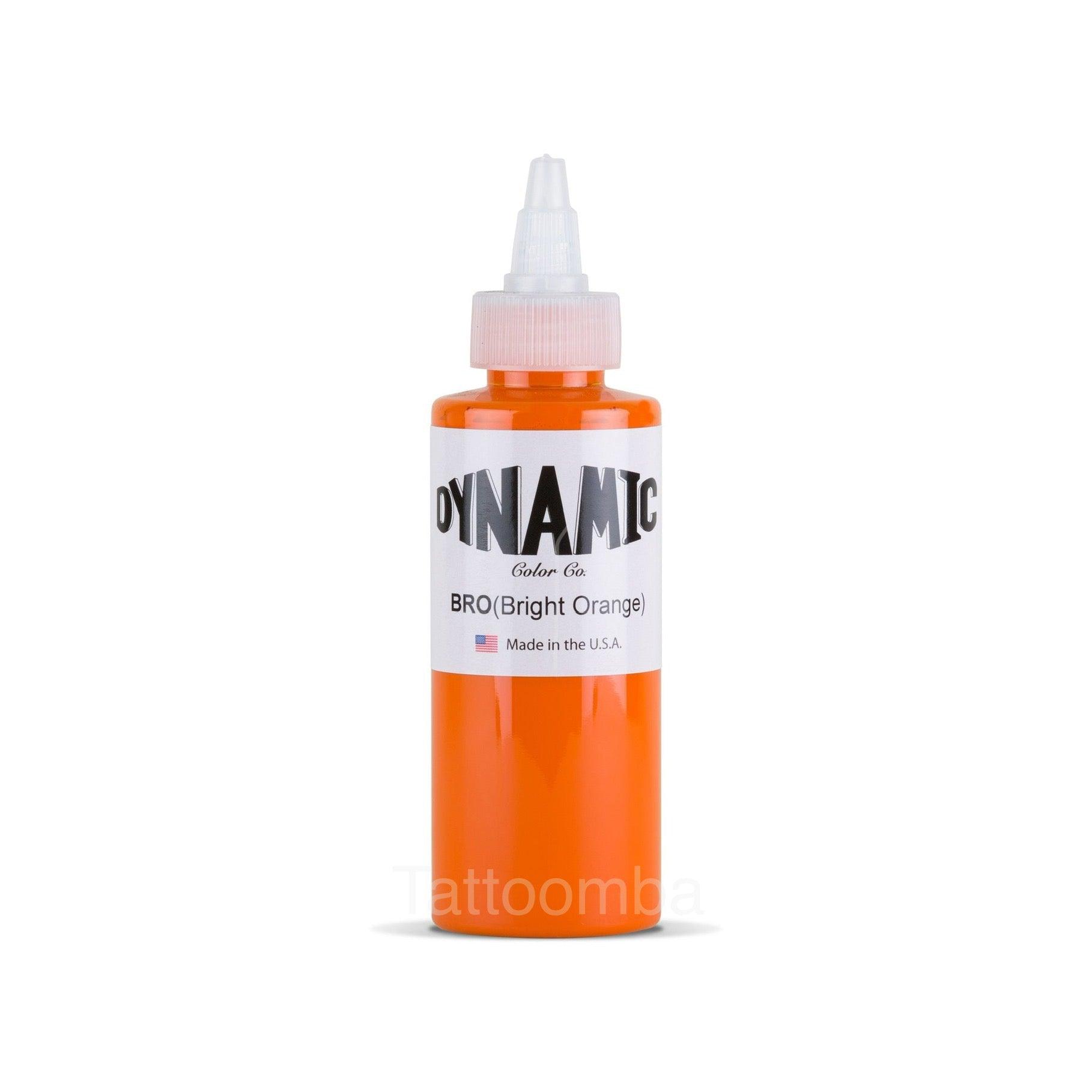 Dynamic Bright Orange Tattoo Ink 1oz(30ml) - Mavis Bush Tattoo Supplies