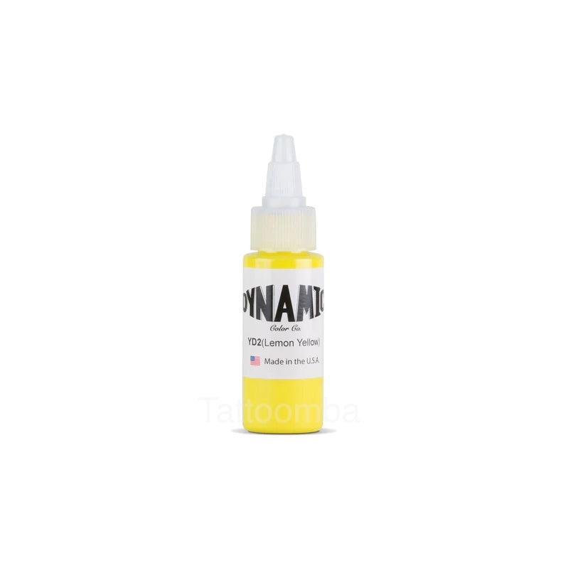 Dynamic Lemon Yellow Tattoo Ink 1oz(30ml) - Mavis Bush Tattoo Supplies