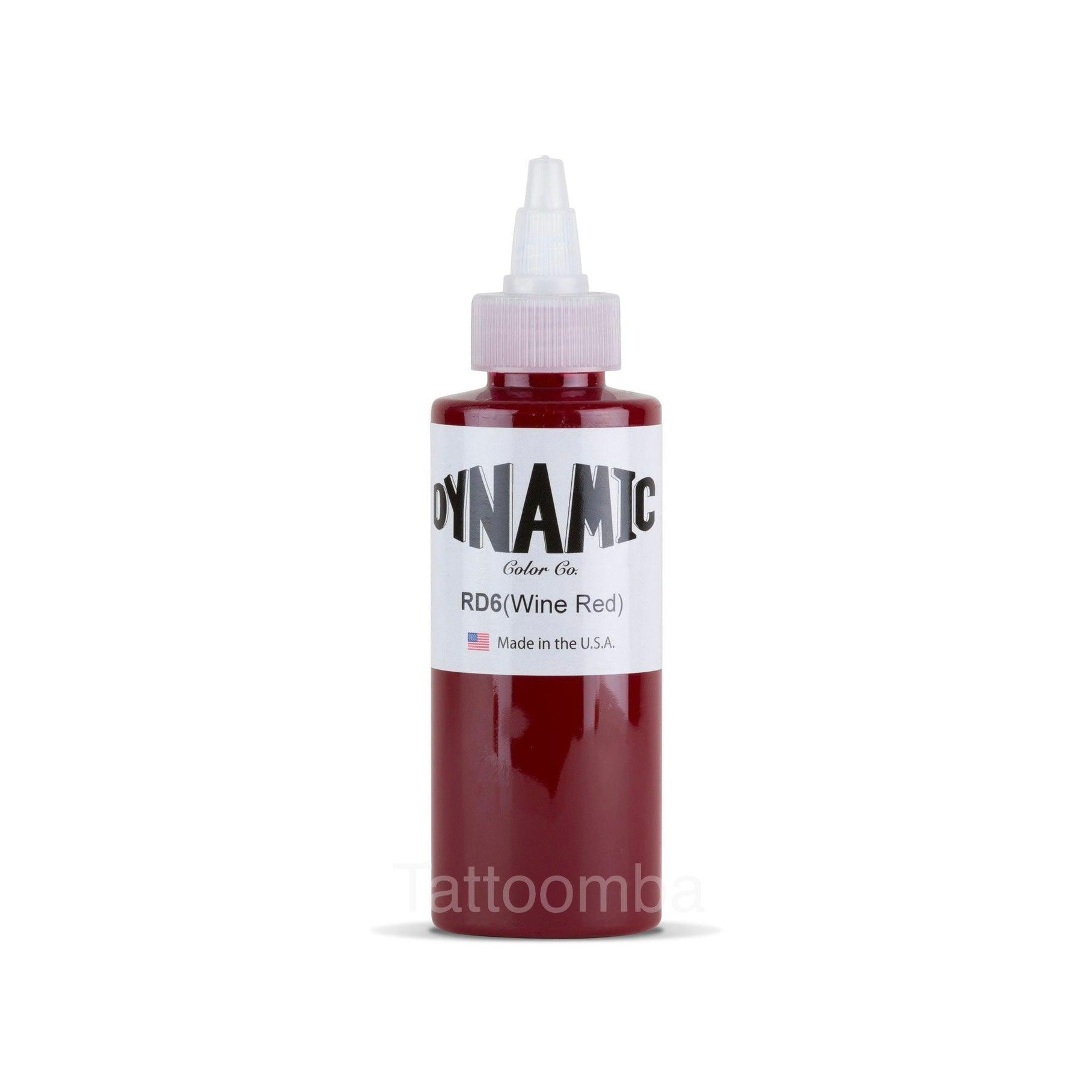Dynamic Wine Red Tattoo Ink 1oz(30ml) - Mavis Bush Tattoo Supplies