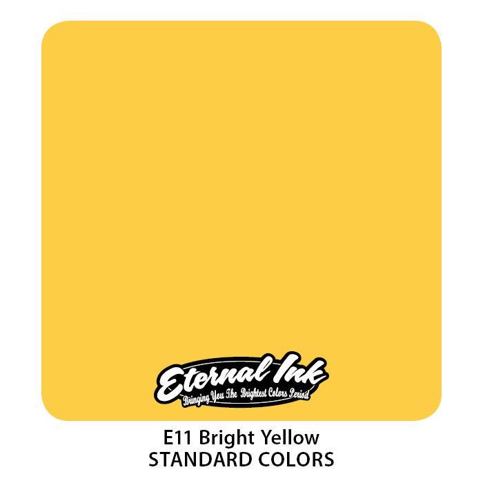 Eternal Bright Yellow 1oz (30ml) - Mavis Bush Tattoo Supplies