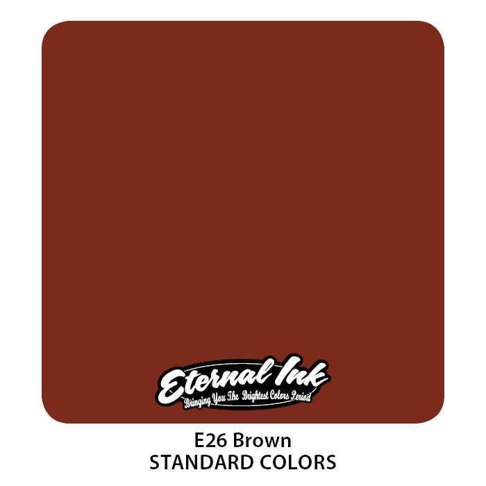Eternal Brown 1oz (30ml) - Mavis Bush Tattoo Supplies