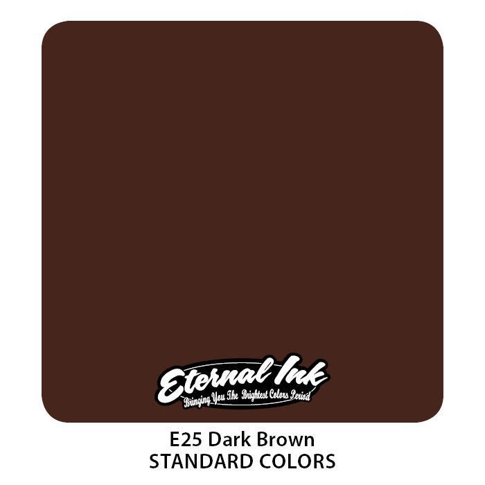 Eternal Dark Brown 1oz (30ml) - Mavis Bush Tattoo Supplies