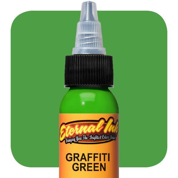 Eternal Graffiti Green 1oz (30ml) - Mavis Bush Tattoo Supplies