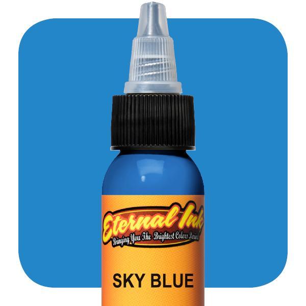 Eternal Sky Blue 1oz (30ml) - Mavis Bush Tattoo Supplies