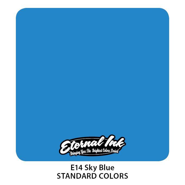 Eternal Sky Blue 1oz (30ml) - Mavis Bush Tattoo Supplies