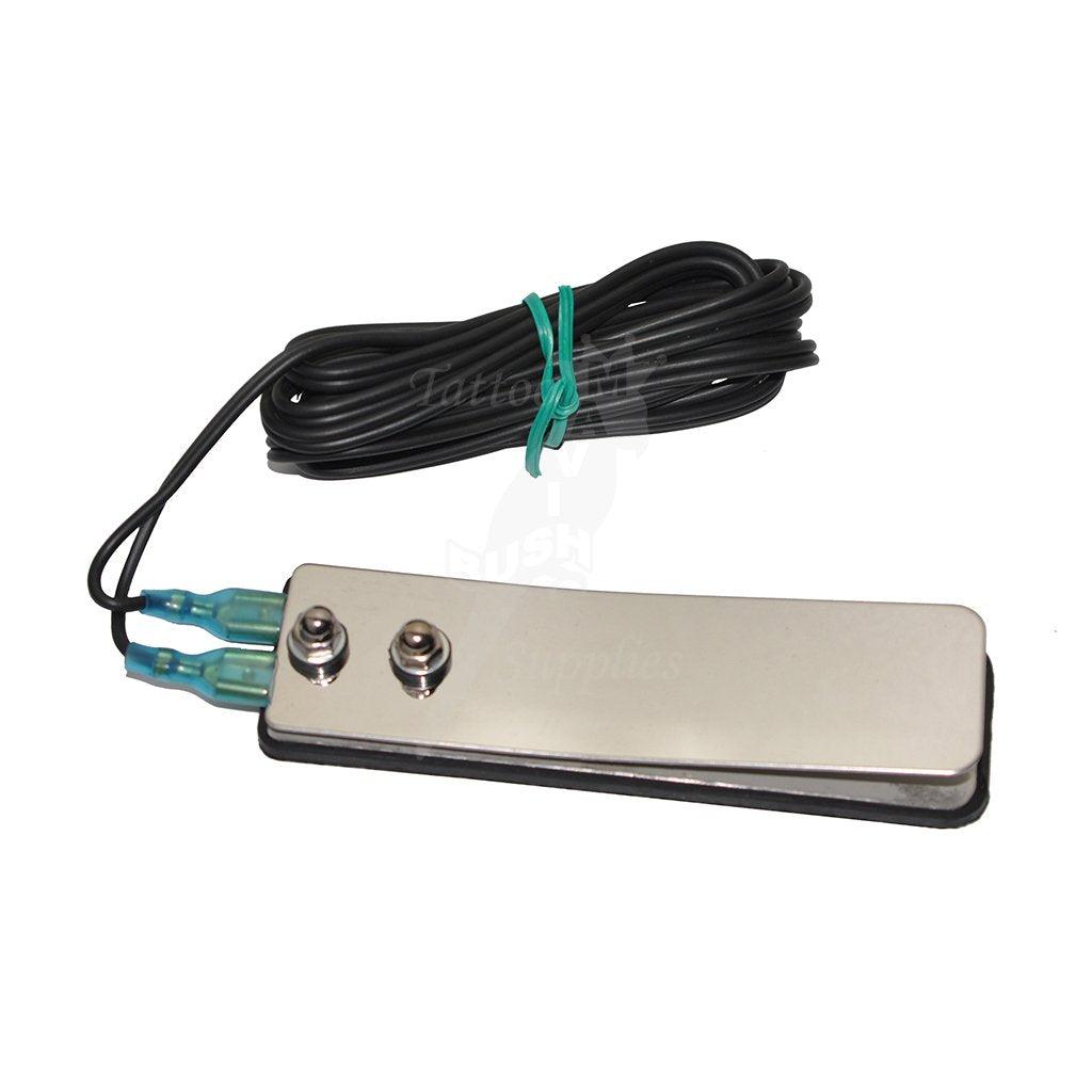 FS03 Footswitch Stainless Steel - Mavis Bush Tattoo Supplies