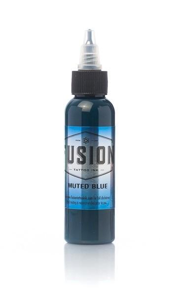 Fusion Muted Blue 1oz (30ml) - Mavis Bush Tattoo Supplies