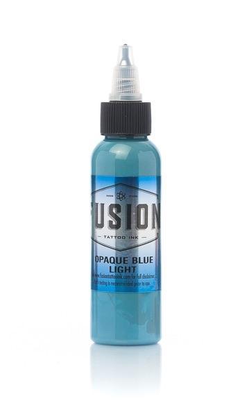 Fusion Opaque Blue Light - Mavis Bush Tattoo Supplies
