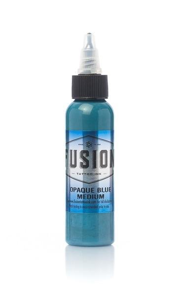 Fusion Opaque Blue Medium - Mavis Bush Tattoo Supplies
