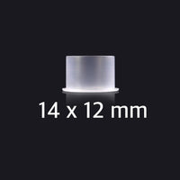 Ink Cups White with Bottom Stand - various size and quantity options - Mavis Bush Tattoo Supplies