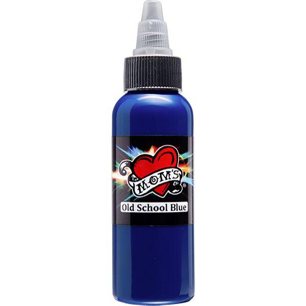 Inks MOMs Millennium Old School Blue 2oz (60ml) - Mavis Bush Tattoo Supplies