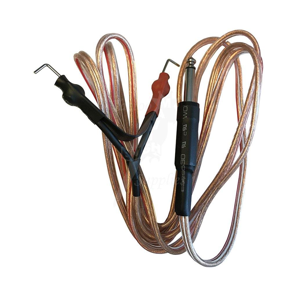 JCP Heavy Duty Transparent PVC Clip Cord - Mavis Bush Tattoo Supplies