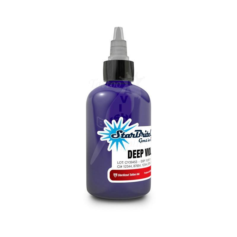 Tattoo Ink StarBrite Deep Violet 2oz (60ml) - Mavis Bush Tattoo Supplies