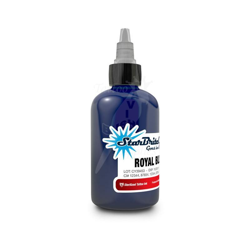 Tattoo Ink StarBrite Royal Blue 2oz (60ml)Clearance - Mavis Bush Tattoo Supplies
