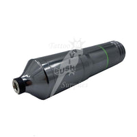 Tattoo Pen with DC Clip Cord - Polished Grey Green - Mavis Bush Tattoo Supplies