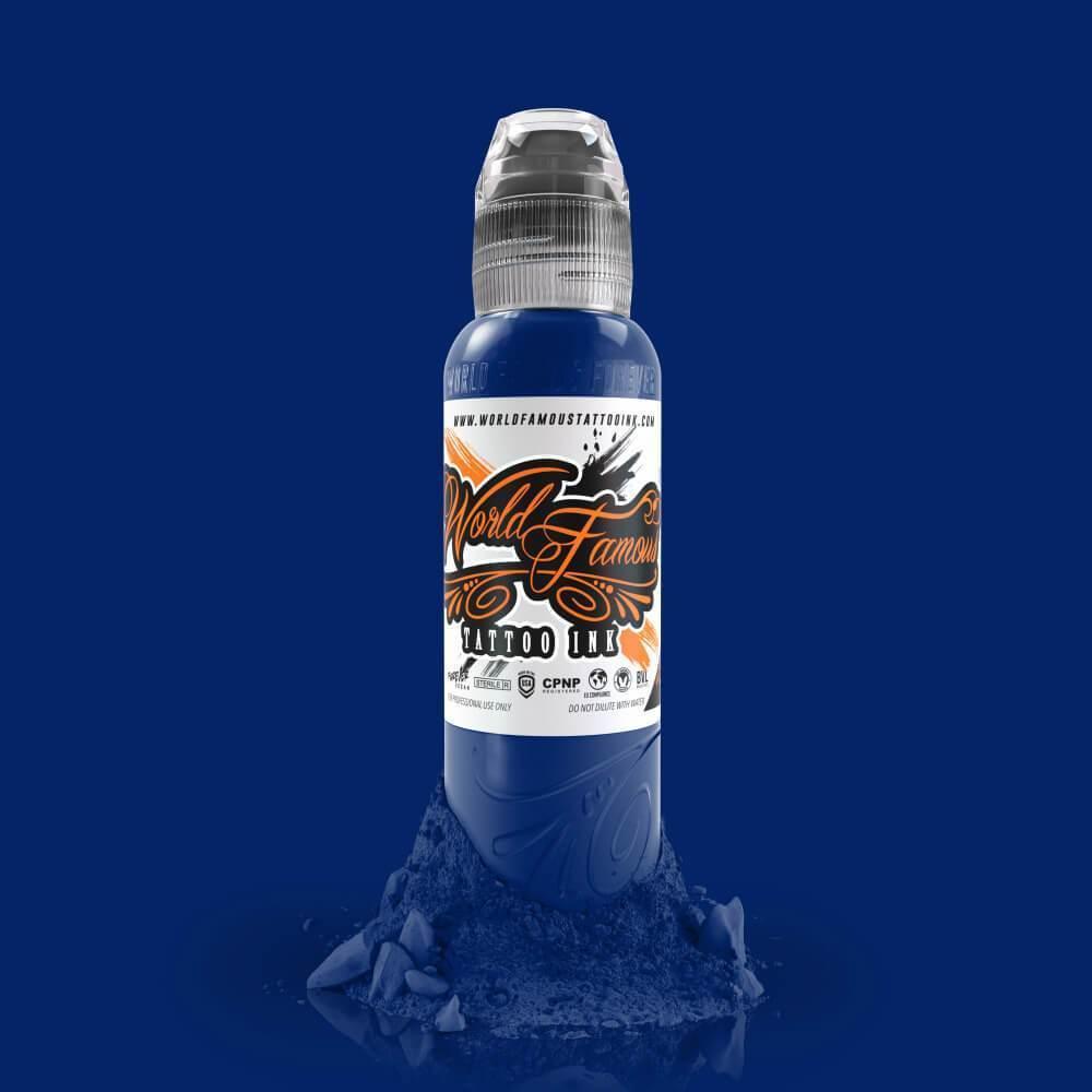 World Famous - Nile River Blue 1oz(30ml) - Mavis Bush Tattoo Supplies