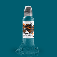 World Famous - Primary #3 Galapagos Green 1oz(30ml) - Mavis Bush Tattoo Supplies