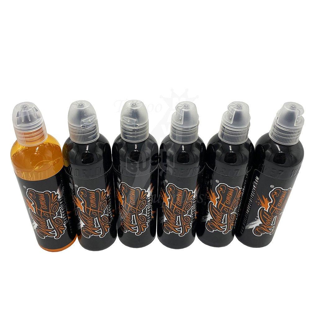 World Famous Tattoo Ink 5 Stage Shading Ink Set - Mavis Bush Tattoo Supplies