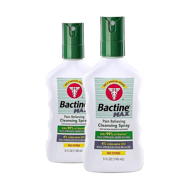 Bactine MAX Australia,Bactine Pain Relieving Cleansing Spray, Tattoo pain relief spray ,Bactine Tattoo Australia , Tattoo Studio first aid ,tattoo numbing spray , tattoo aftercare supplies Australia - Mavis Bush Tattoo Supplies