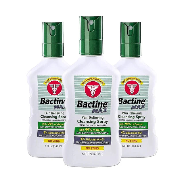 Bactine MAX Australia,Bactine Pain Relieving Cleansing Spray, Tattoo pain relief spray ,Bactine Tattoo Australia , Tattoo Studio first aid ,tattoo numbing spray , tattoo aftercare supplies Australia - Mavis Bush Tattoo Supplies