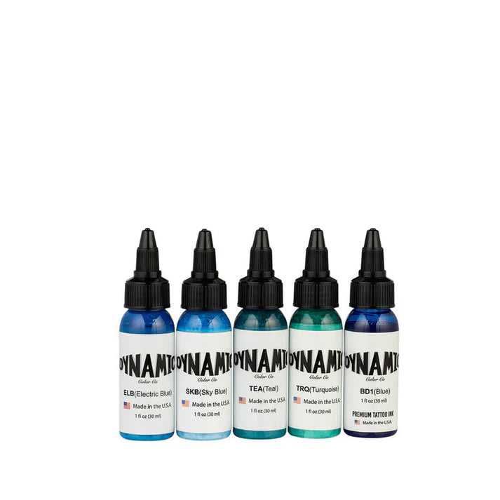 Dynamic tattoo Ink Oceans 1oz Colour Set
