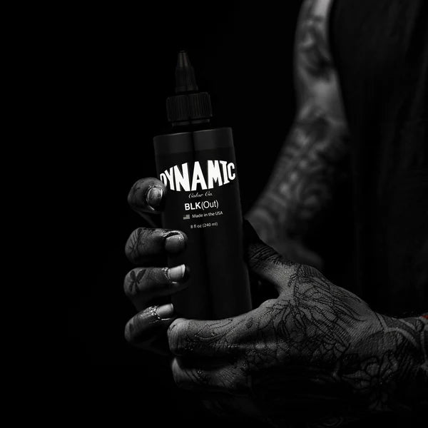Dynamic Blackout Ink BLK(Out) - Mavis Bush Tattoo Supplies