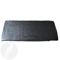Fitted PP+PE Bed Sheet Black (90 x 210cm) 04 - Mavis Bush Tattoo Supplies