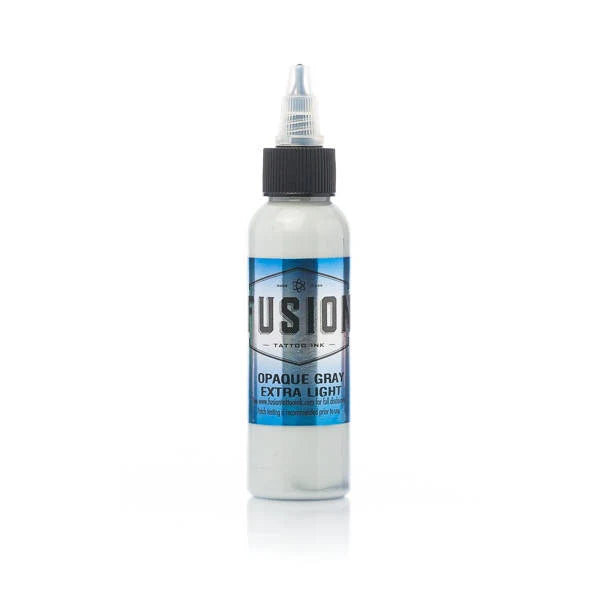 Fusion Opaque Grey Extra Light - Mavis Bush Tattoo Supplies