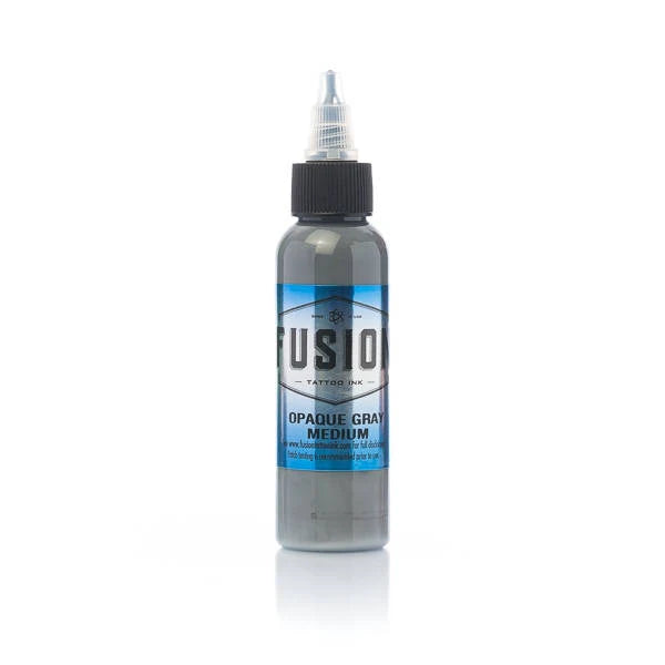 Fusion Opaque Gray Medium - Mavis Bush Tattoo Supplies