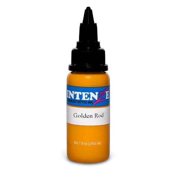 Golden Rod Tattoo Ink – Warm Golden Yellow for Rich Blending & Heat-Inspired Tones