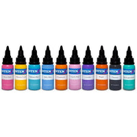 Intenze 10 Colour Pastel Set - Mavis Bush Tattoo Supplies
