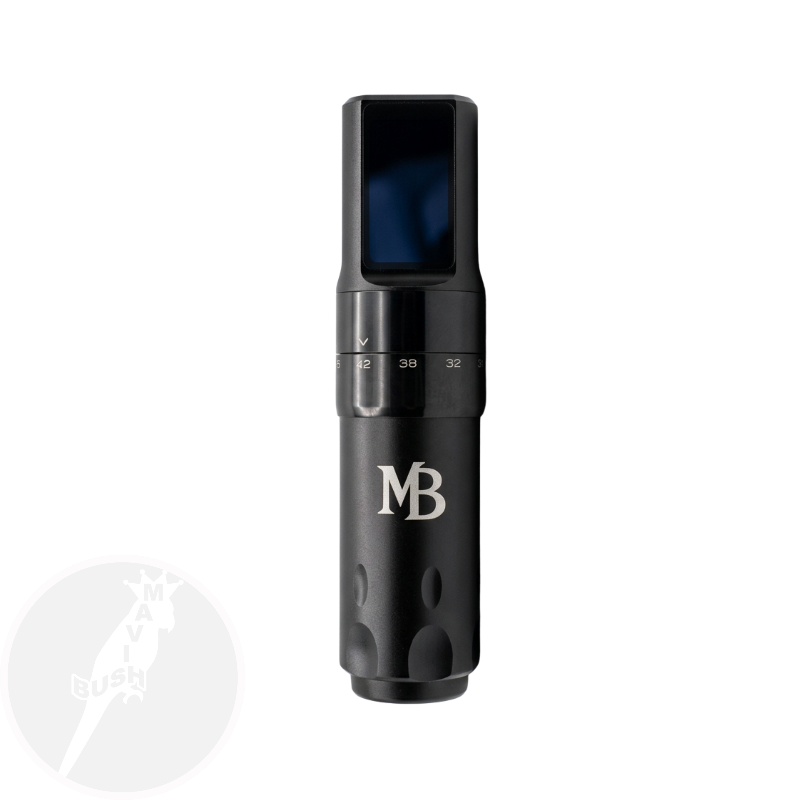 MB018 wireless tattoo machine with adjustable 2.3 to 4.5mm stroke- Mavis Bush Tattoo Supplies