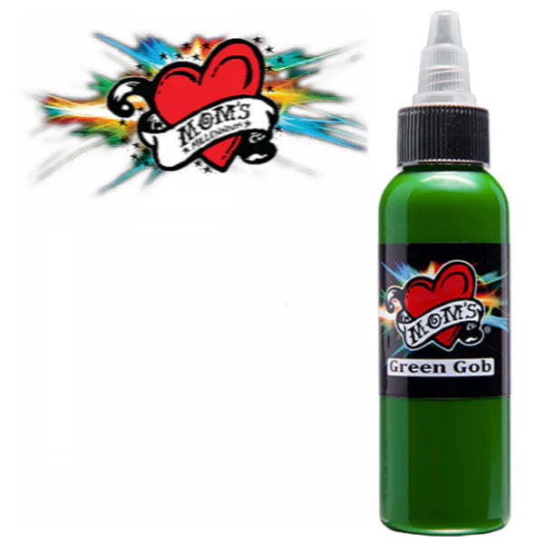 Mom's Millennium Ink Green Gob- Mavis Bush Tattoo Supplies