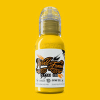 World Famous Great Wall Yellow 1oz(30ml) - Mavis Bush Tattoo Supplies