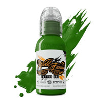 World Famous - Everglades Green 1oz(30ml) - Mavis Bush Tattoo Supplies