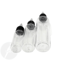 Clear Plastic Empty Ink Bottles - Mavis Bush Tattoo Supplies