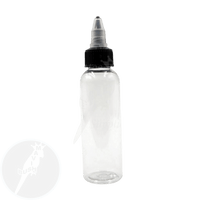 Clear Plastic Empty Ink Bottles - Mavis Bush Tattoo Supplies